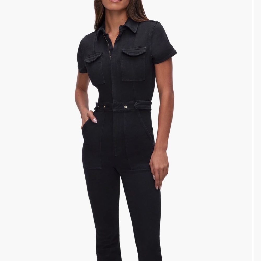 Good American Black Jumpsuit Size M